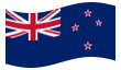 Bandeira animada Nova Zelândia