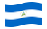 Nicarágua-Bandeira ondulante