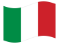 Bandeira animada Itália