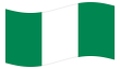 Bandeira animada Nigéria