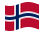 Noruega-Bandeira ondulante