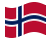 Noruega-Bandeira ondulante