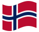 Bandeira animada Noruega