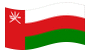 Omã-Bandeira ondulante