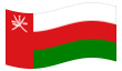 Bandeira animada Omã