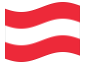 Bandeira animada Áustria