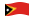 Timor-Leste-Bandeira ondulante