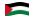 Territórios Autónomos Palestinianos-Bandeira ondulante