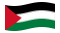 Territórios Autónomos Palestinianos-Bandeira ondulante