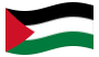 Territórios Autónomos Palestinianos-Bandeira ondulante