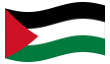 Bandeira animada Territórios Autónomos Palestinianos