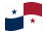 Panamá-Bandeira ondulante