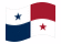 Panamá-Bandeira ondulante