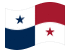 Panamá-Bandeira ondulante