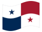 Bandeira animada Panamá