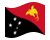 Papua Nova Guiné-Bandeira ondulante
