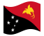 Papua Nova Guiné-Bandeira ondulante
