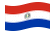 Paraguai-Bandeira ondulante