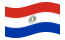 Paraguai-Bandeira ondulante