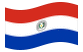 Paraguai-Bandeira ondulante