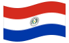 Bandeira animada Paraguai