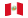 Peru-Bandeira ondulante