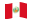 Peru-Bandeira ondulante