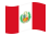 Peru-Bandeira ondulante
