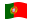 Portugal-Bandeira ondulante