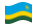 Ruanda-Bandeira ondulante