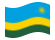 Ruanda-Bandeira ondulante