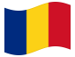 Bandeira animada Roménia