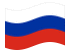 Rússia-Bandeira ondulante
