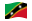 São Cristóvão e Nevis-Bandeira ondulante