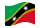 São Cristóvão e Nevis-Bandeira ondulante