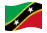 São Cristóvão e Nevis-Bandeira ondulante