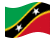 São Cristóvão e Nevis-Bandeira ondulante