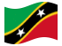 São Cristóvão e Nevis-Bandeira ondulante