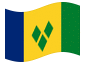 Bandeira animada São Vicente e Granadinas