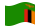 Zâmbia-Bandeira ondulante