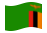 Zâmbia-Bandeira ondulante