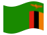 Zâmbia-Bandeira ondulante