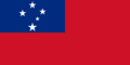 Gráficos de bandeira Samoa