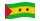 São Tomé e Príncipe-Bandeira ondulante