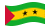 São Tomé e Príncipe-Bandeira ondulante