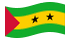 São Tomé e Príncipe-Bandeira ondulante