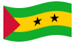 Bandeira animada São Tomé e Príncipe