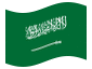 Bandeira animada Arábia Saudita