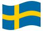 Bandeira animada Suécia