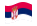 Sérvia-Bandeira ondulante